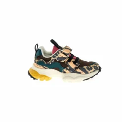 Baskets Yamano 3 Scratchs Jungle Pony et Nylon | Marron