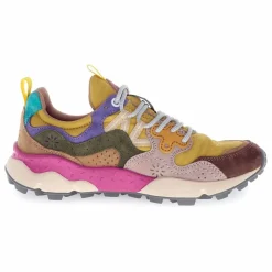 Baskets Yamano 3 Suède et Nylon | Jaune moutarde
