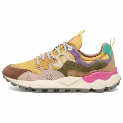 Baskets Yamano 3 Suède et Nylon | Jaune moutarde