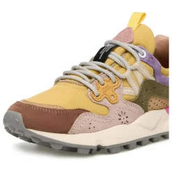 Baskets Yamano 3 Suède et Nylon | Jaune moutarde