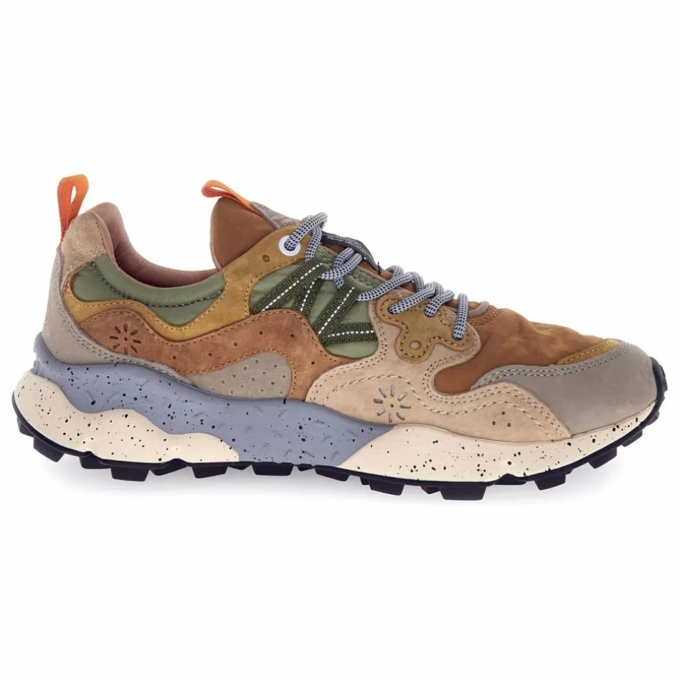 Baskets Yamano 3 Suède et Nylon | Marron clair
