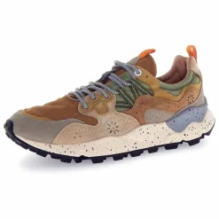 Baskets Yamano 3 Suède et Nylon | Marron clair