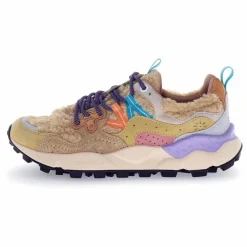 Baskets Yamano 3 Suède et Teddy | Beige