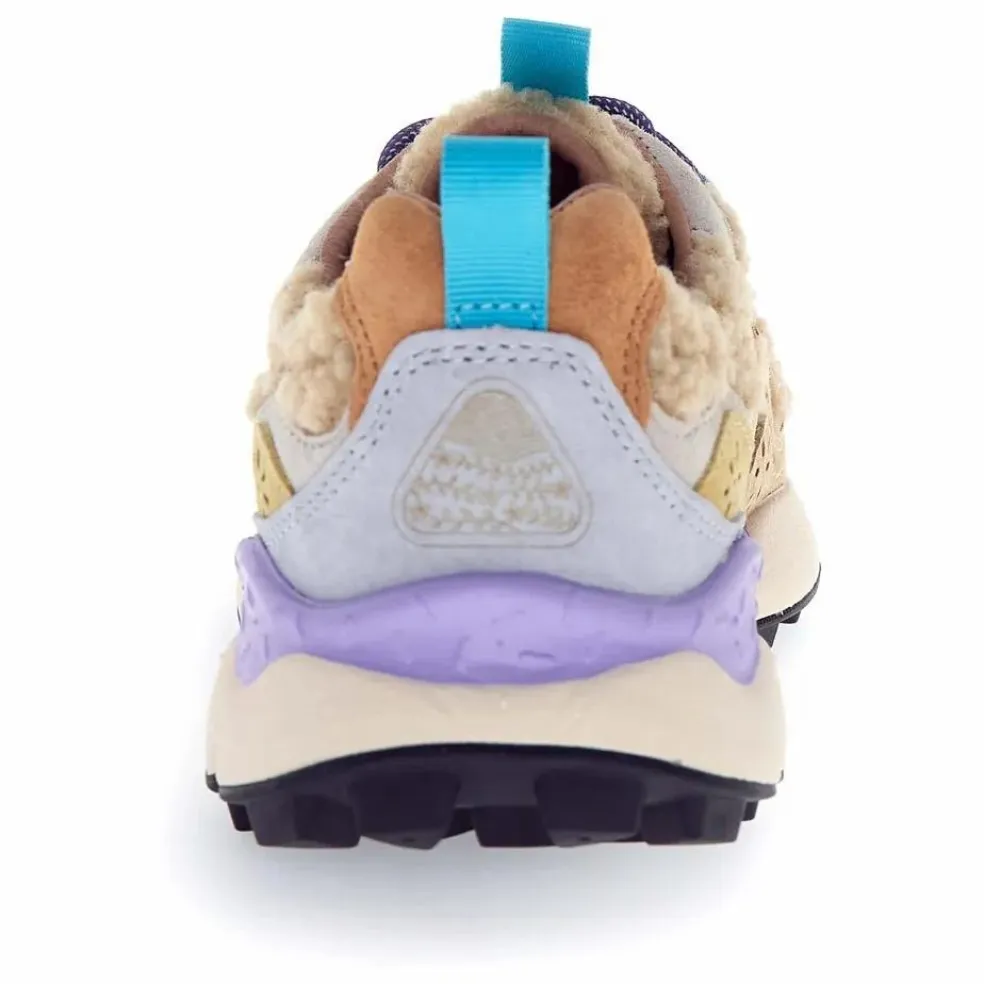 Baskets Yamano 3 Suède et Teddy | Beige