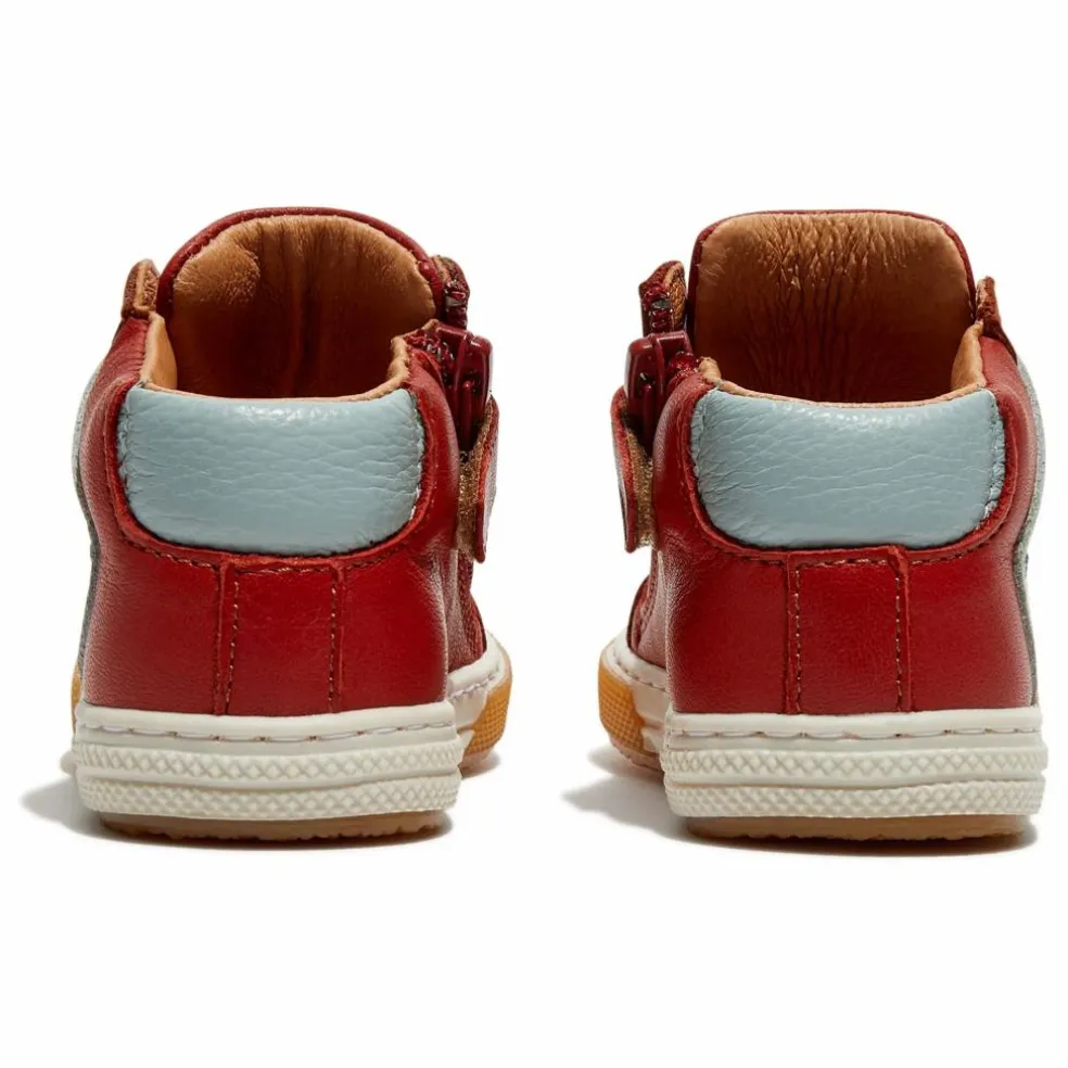 Baskets Zip Holger | Rouge