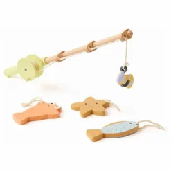 Bateau en toile avec kit de pêche | Ecru