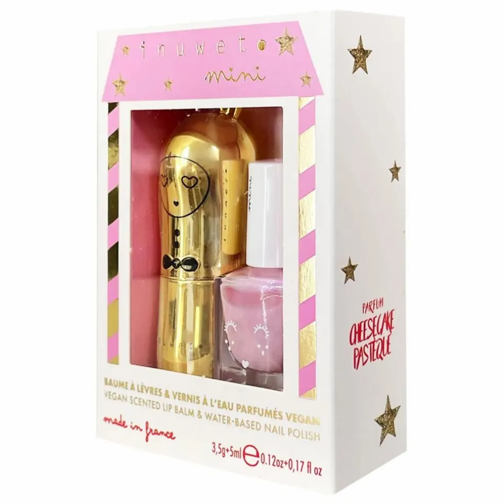 Baume à lèvres Cheescake et vernis Watermelon