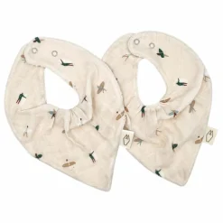 Bavoir bandana - Set de 2 | Blanc