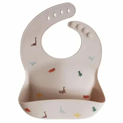 Bavoir en silicone | Beige