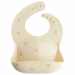 Bavoir en silicone | Beige