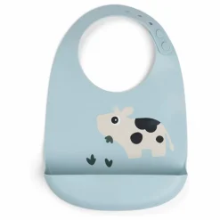 Bavoir en silicone Dotti | Bleu