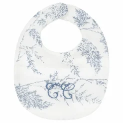 Bavoir Feuillage | Bleu marine