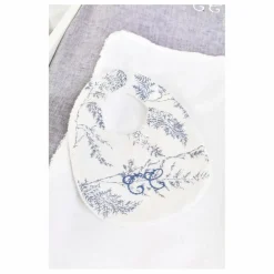 Bavoir Feuillage | Bleu marine