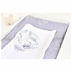 Bavoir Feuillage | Bleu marine