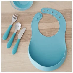Bavoir silicone | Vert pâle