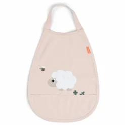 Bavoir Tiny Farm | Rose pâle