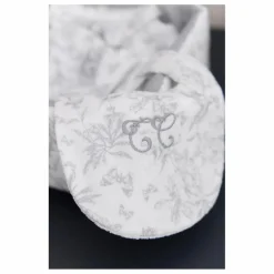 Bavoir Toile de Jouy | Gris