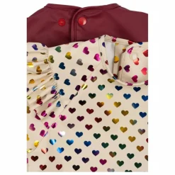 Bavoirs à manches Coeurs - Set de 2