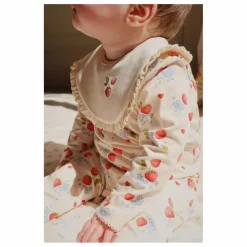 Bavoirs à volant en coton bio Marmalade - Set de 2 | Ecru