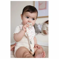 Bavoirs bandana Augusta - Set de 2 | Rose pêche