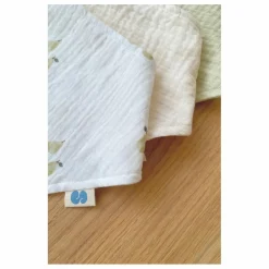 Bavoirs bandana Garden en coton bio - Set de 3 | Garden