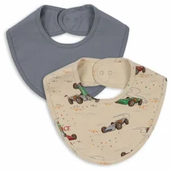 Bavoirs bandana Grand Prix - Set de 2 | Bleu