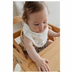 Bavoirs bandana Seaside en coton bio - Set de 3 | Seaside