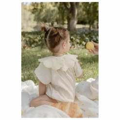 Bavoirs pétale Daisies en coton bio - Set de 3