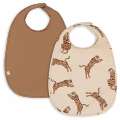 Bavoirs Tigre - Set de 2 | Brun