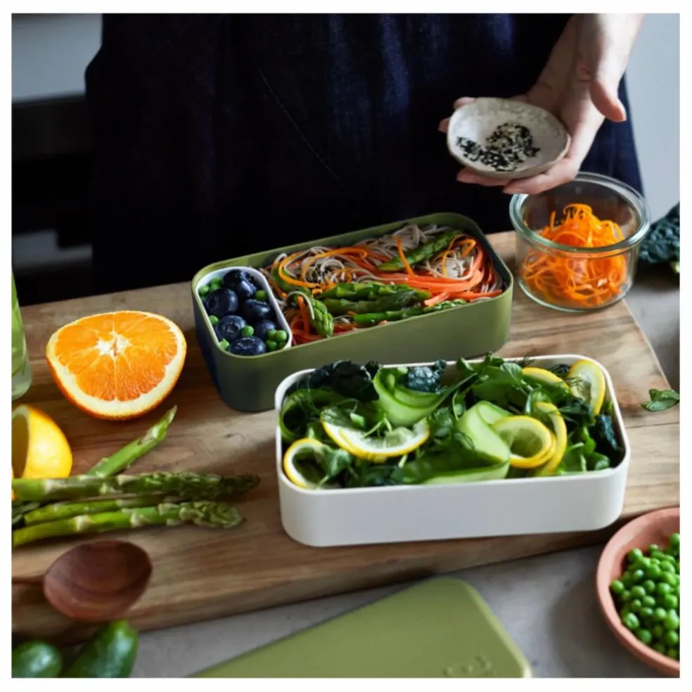 Bento 2 compartiments MB Original Recycled | Vert olive