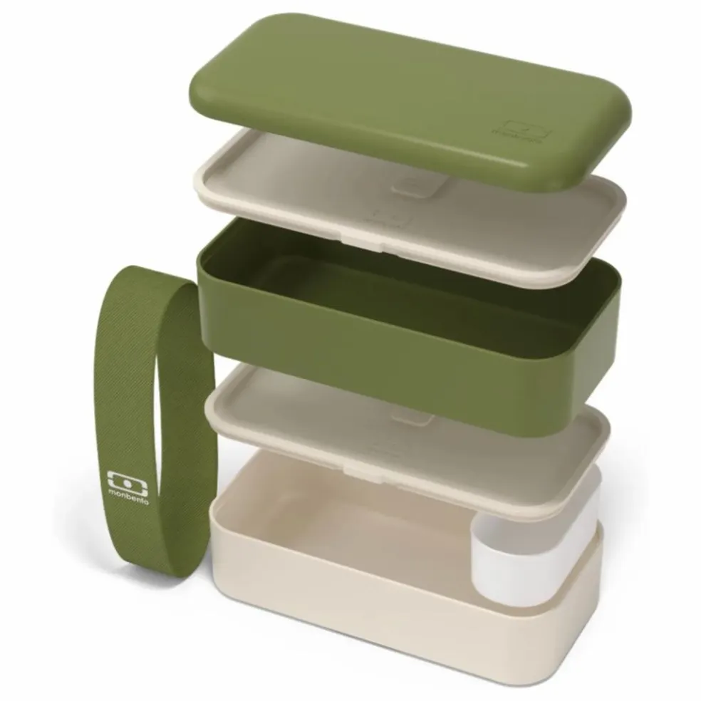 Bento 2 compartiments MB Original Recycled | Vert olive
