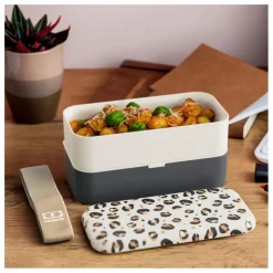 Bento 2 compartiments Original | Léopard
