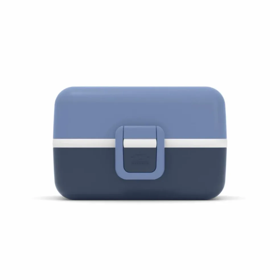 Bento enfant modulable 3 compartiments MB Tresor | Bleu pâle