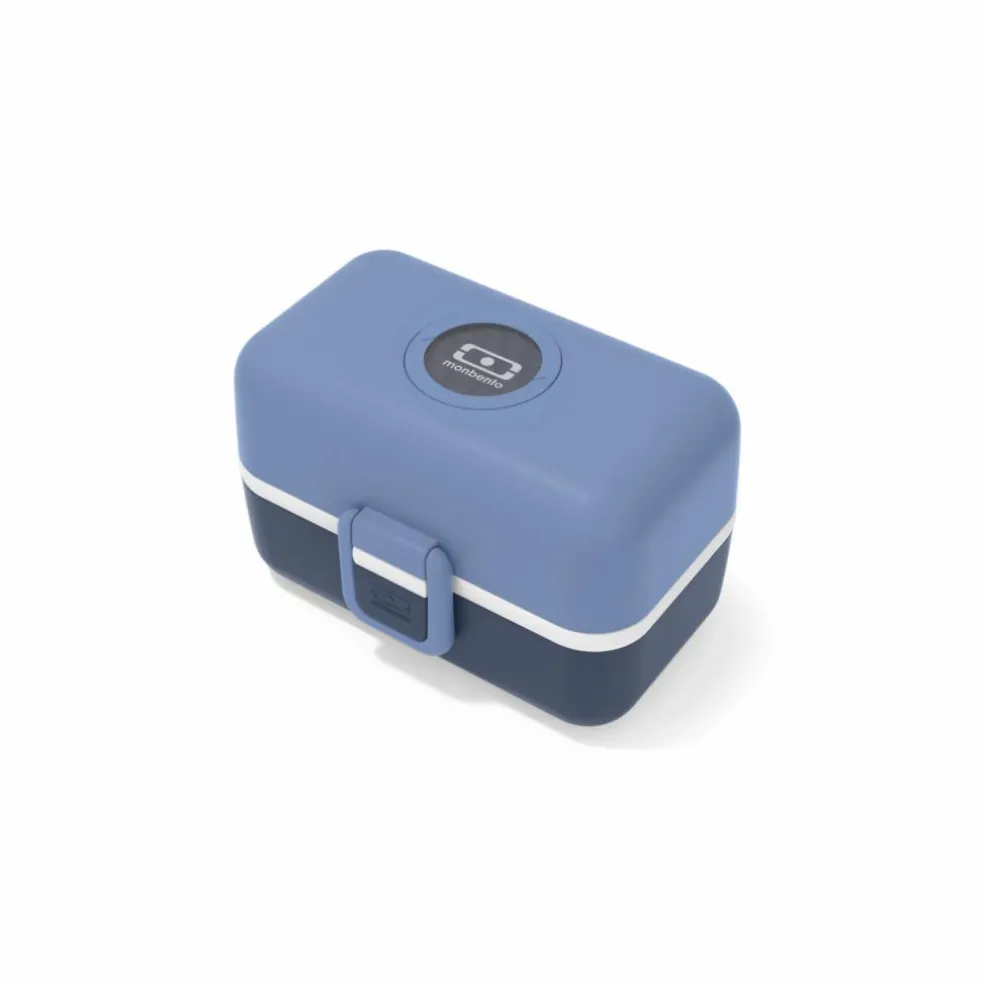 Bento enfant modulable 3 compartiments MB Tresor | Bleu pâle