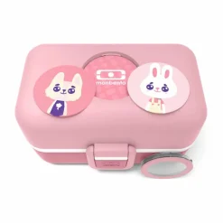 Bento enfant modulable 3 compartiments MB Tresor | Vieux Rose