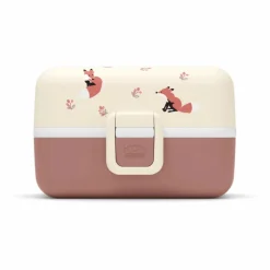 Bento enfant modulable 3 compartiments MB Tresor | Vieux Rose