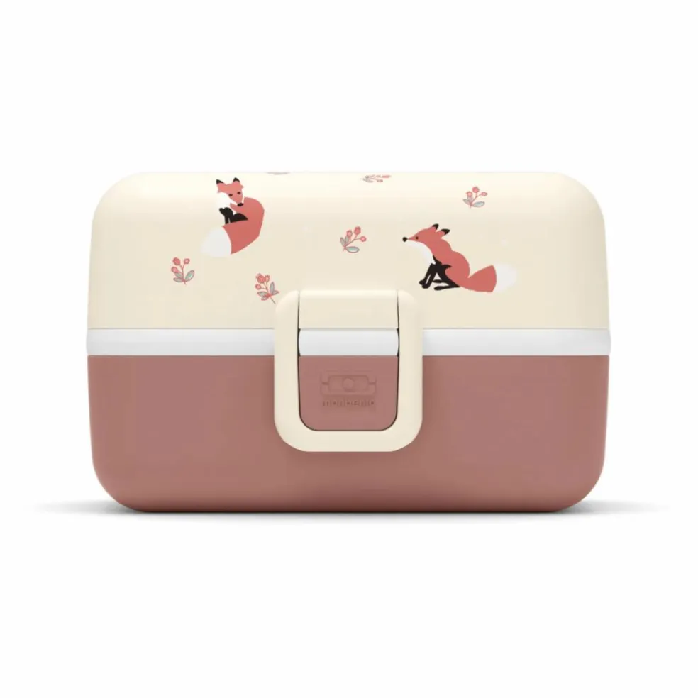 Bento enfant modulable 3 compartiments MB Tresor | Vieux Rose