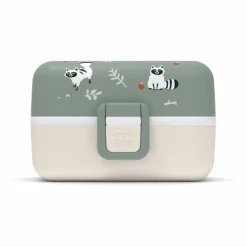 Bento enfant modulable 3 compartiments MB Tresor | Vert argile