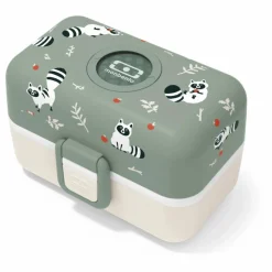 Bento enfant modulable 3 compartiments MB Tresor | Vert argile