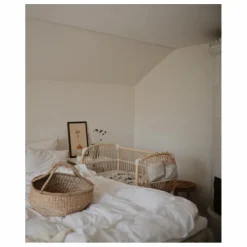 Berceau cododo Martha en rotin - Liens coton