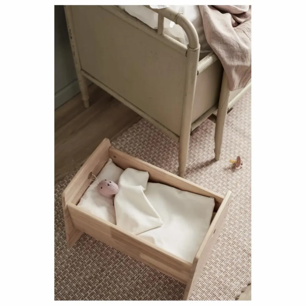 Berceau pour poupée en bois