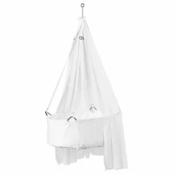 Berceau suspendu complet avec trépied 83x50 cm | Blanc