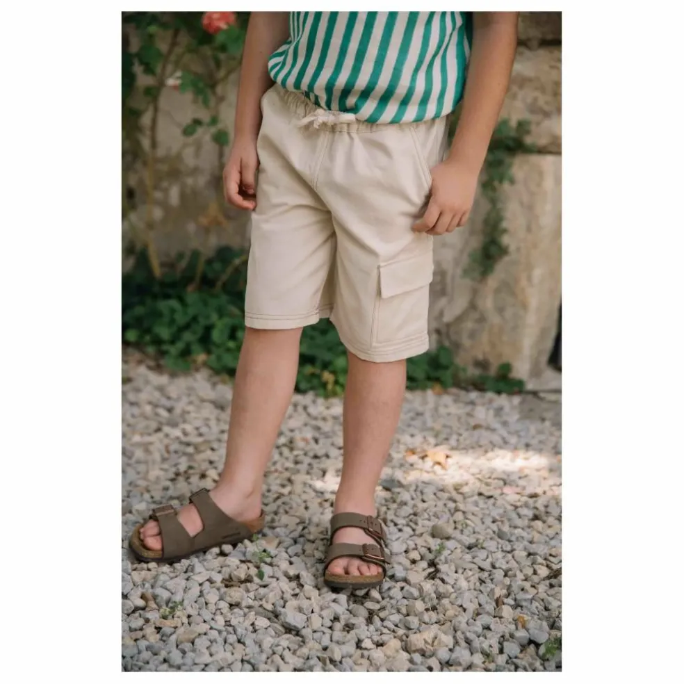 Bermuda Cargo Coton Bio | Ecru