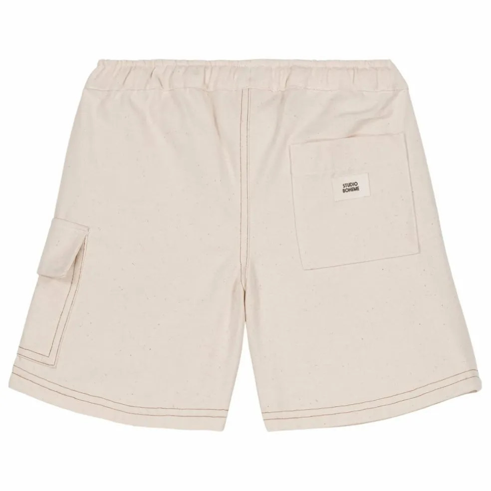 Bermuda Cargo Coton Bio | Ecru