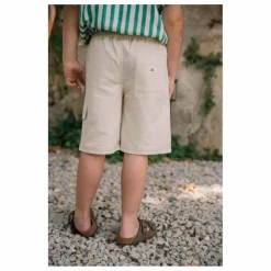 Bermuda Cargo Coton Bio | Ecru