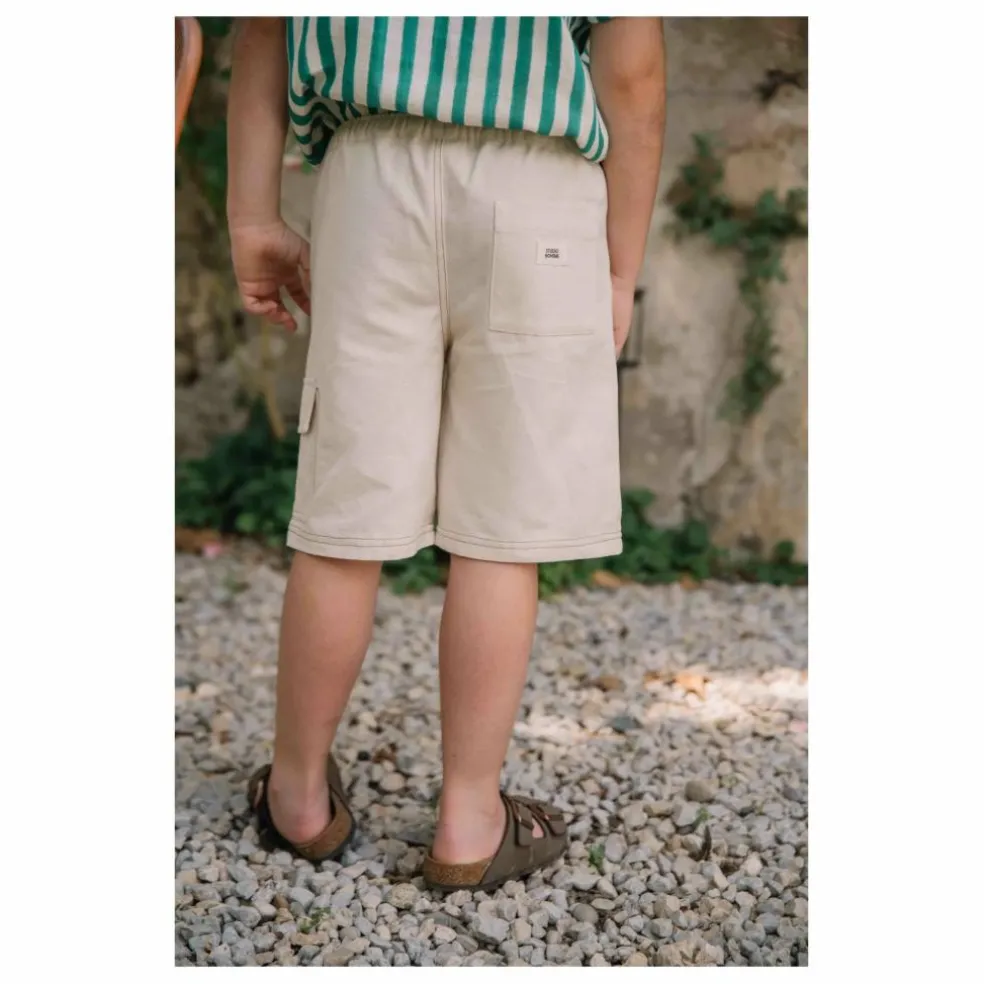 Bermuda Cargo Coton Bio | Ecru