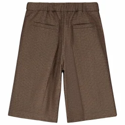 Bermuda Carreaux Laine | Marron