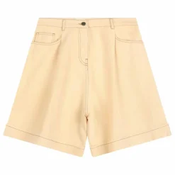 Bermuda Coton Bio - Collection Femme | Jaune pâle