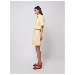 Bermuda Coton Bio - Collection Femme | Jaune pâle