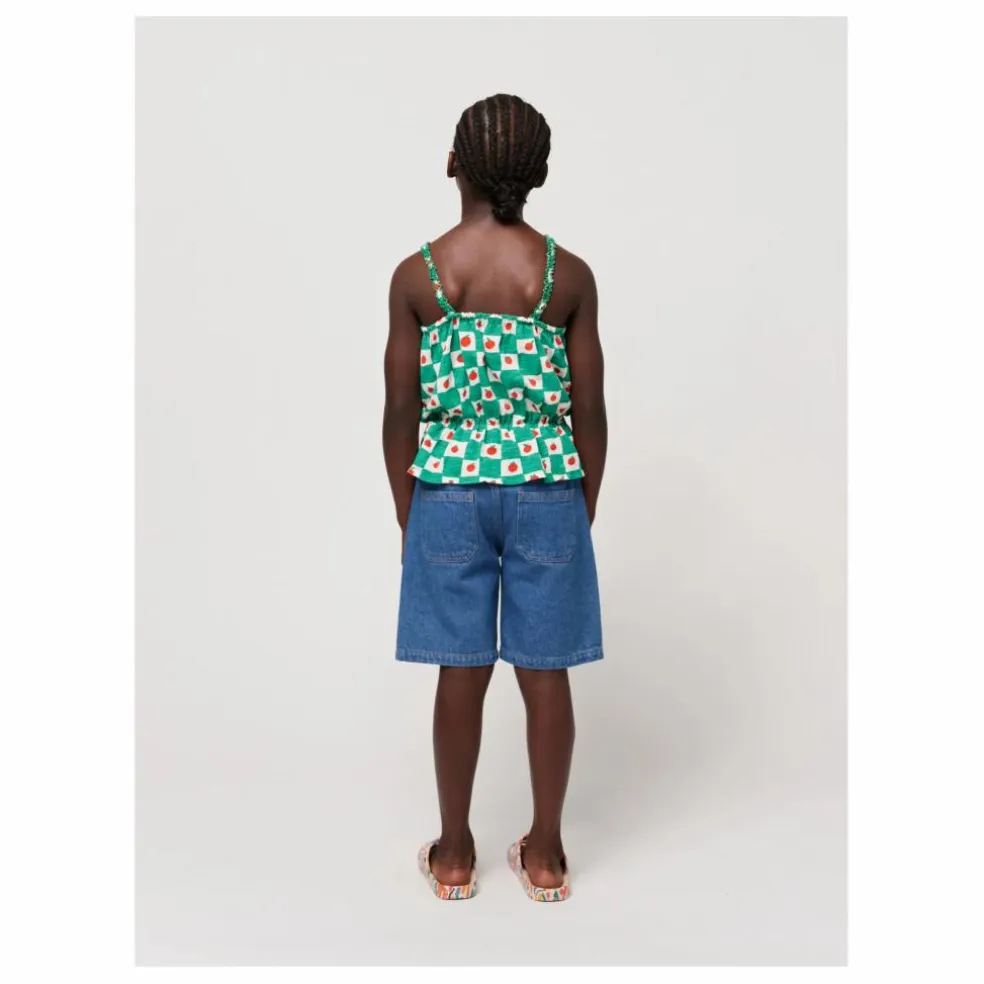 Bermuda Denim Color Block | Bleu jean